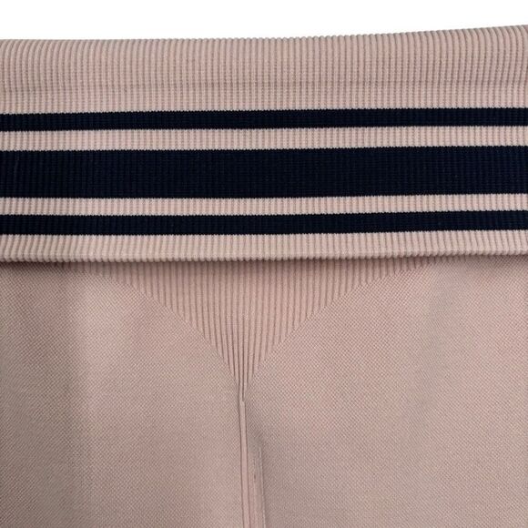 Pink Victoria’s Secret Ribbed Fold Down Waist Leggings Pink Size Large - Picture 3 of 6